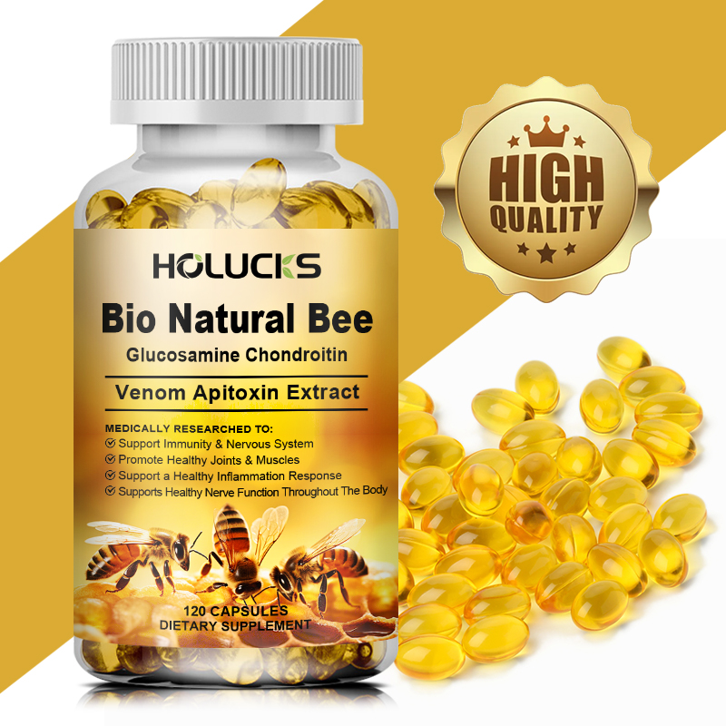 Glucosamine Chondroitin Joint - HOLUCKS Bee Glucosamine Chondroitin Capsules, Promote