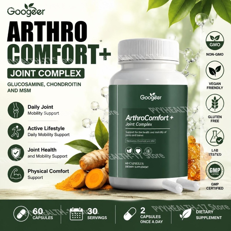 Glucosamine Chondroitin Joint - Googeer ArthroComfort+ Joint Complex Capsules for